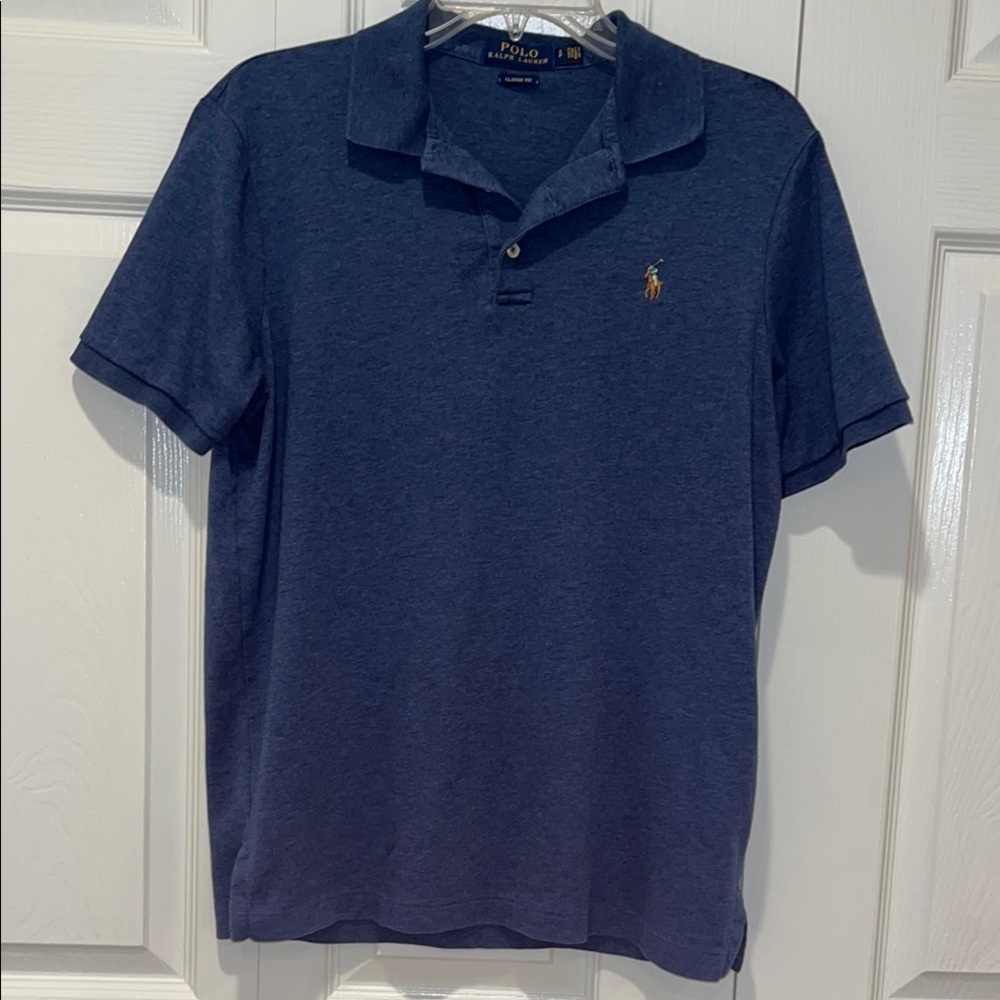 Polo by Ralph Lauren Men's Blue Polo Shirt